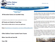 Tablet Screenshot of cliftonstallions.org